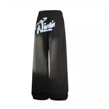 Talking Tom Retro Letter Print Pants