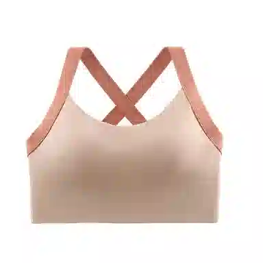浪莎 内衣女士健身跑步透气瑜伽服防震一体美背心聚拢防下垂文胸 女款
