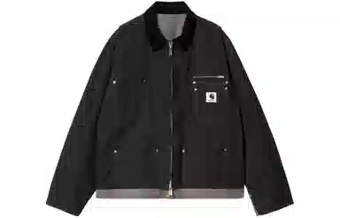 Sacai x Carhartt WIP Detroit Jacket Black