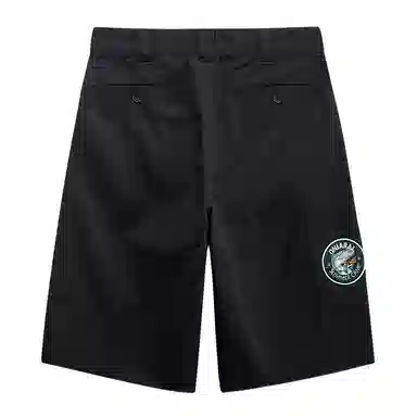 鬼洗 中腰宽松纯色简约工装短裤 男款