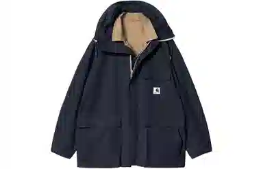 Sacai x Carhartt WIP Reversible Hooded Jacket Khaki