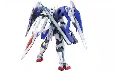 BANDAI MG 00V 00 GN-0000+GNR-010 00Raiser 18cm
