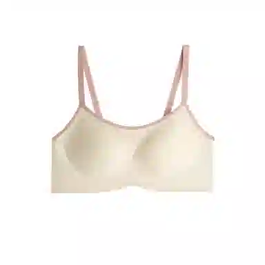 内在密码 撞色多巴胺无痕内衣女粉色固定杯垫收副乳防下垂小胸聚拢显大胸罩套装