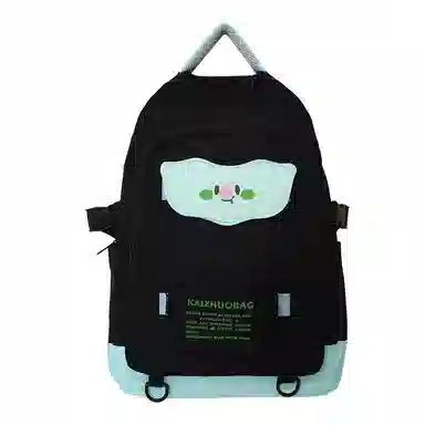 行途 学生书包女日系双肩包尼龙时尚潮流百搭休闲背包大容量中学生背包 多色