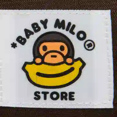 A BATHING APE Baby Milo Logo Crossbody Bag
