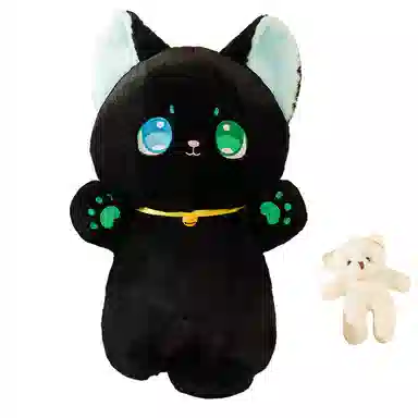 雄俊 可爱猫咪布娃娃抱枕 玩偶 毛绒公仔