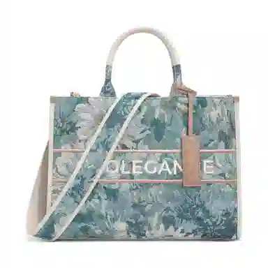 BELLE Floral Embroidered Tote