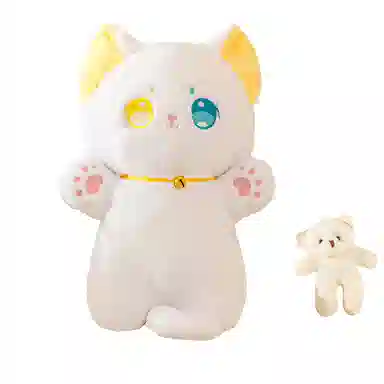 雄俊 可爱猫咪布娃娃抱枕 玩偶 毛绒公仔