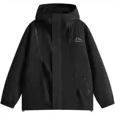 帕丁顿熊 复古高街废土机能风连帽三合一可拆卸内胆防风冲锋夹克外套 男女同款