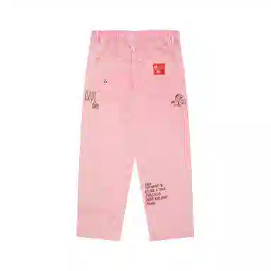 Aape SS24 Pink Denim Jeans