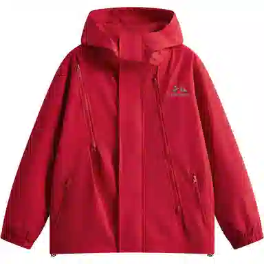 帕丁顿熊 复古高街废土机能风连帽三合一可拆卸内胆防风冲锋夹克外套 男女同款