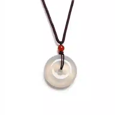 阿梵尼 弥勒佛 观音 叶子 平安扣本命守护佛祖编绳 玉髓 吊坠 男女同款情侣款