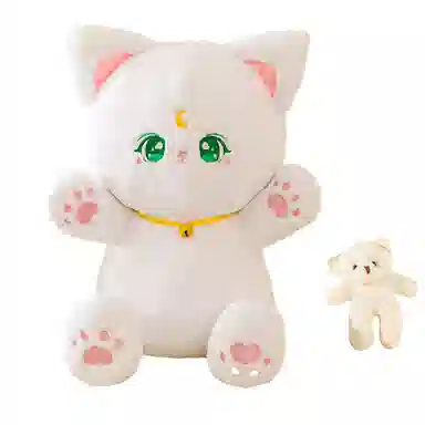 雄俊 可爱猫咪布娃娃抱枕 玩偶 毛绒公仔
