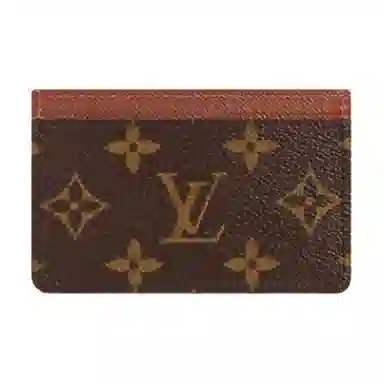 Louis Vuitton Canvas Card Holder Brown