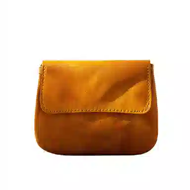 后步 小众不撞款简约复古多功能轻薄休闲日常个性 头层牛皮 零钱包 男女同款情侣款 多色