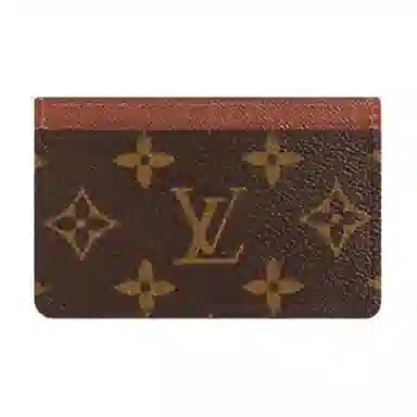 Louis Vuitton Canvas Card Holder Brown