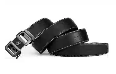 马莎兰缇 中国风印花超薄 纯色自动扣皮带 皮带组合套装 代写贺卡高档礼盒 头层牛皮 钱包 常规 男款 黑色