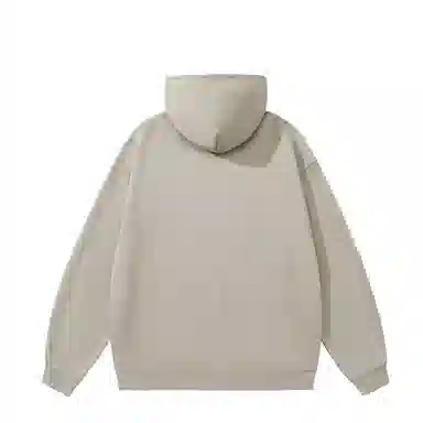 三体 连帽宽松字母印花长袖卫衣 男女同款