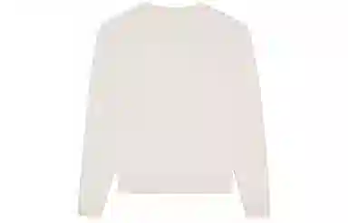 Saint Laurent Logo Crewneck Sweatshirt White