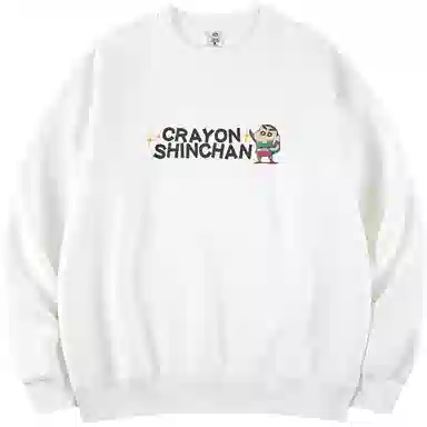 Crayon Shin-chan Cartoon Print Pullover Sweatshirt