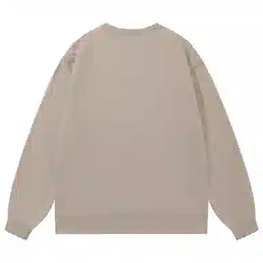 三体 脱水系列 美式复古字母涂鸦印花休闲宽松基础圆领套头百搭重磅长袖卫衣 男女同款