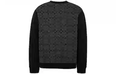 Coach Letter Print Crewneck Sweatshirt Black