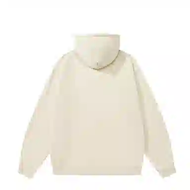 三体 连帽宽松字母印花长袖卫衣 男女同款