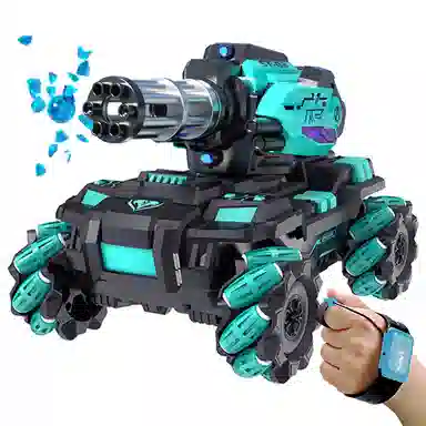 澳梦星 遥控对战坦克 手势感应四驱 可开炮 发射水弹 越野车 遥控玩具