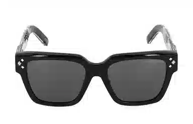 DIOR Vintage Square Sunglasses Black