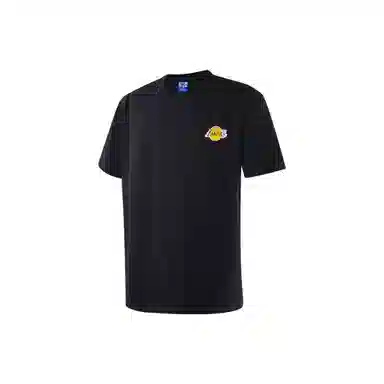 NBA Los Angeles Lakers Colorblock Letter Tee Black