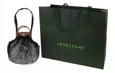 Longchamp Le Pliage Filet 38 Black