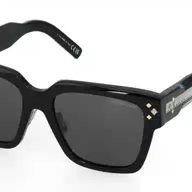 DIOR Vintage Square Sunglasses Black