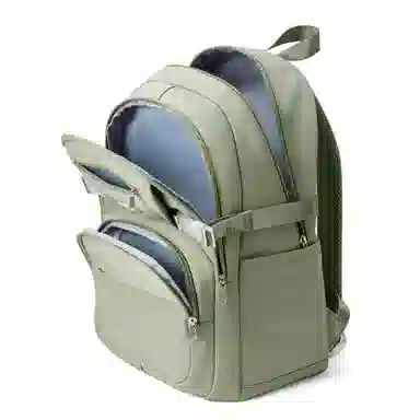 轻骑者 休闲学院风百搭大容量双肩包潮流运动初高中大学生书包电脑背包旅行包 织物 男女同款情侣款  黑色/米白/蓝色/紫色