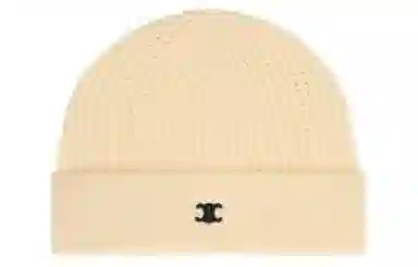 CELINE Logo Embroidered Beanie