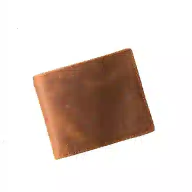 后步 原创小众不撞款设计简约复古休闲百搭通勤日常个性 头层牛皮真皮 卡包钱包 男女同款情侣款 棕色、咖啡