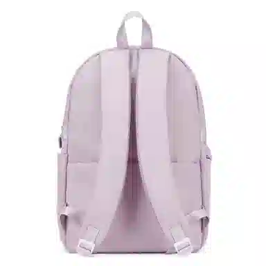 轻骑者 休闲学院风百搭大容量双肩包潮流运动初高中大学生书包电脑背包旅行包 织物 男女同款情侣款  黑色/米白/蓝色/紫色