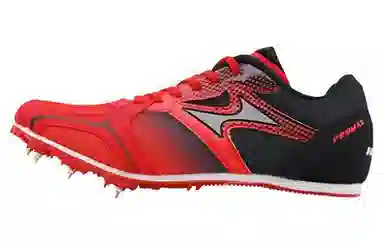 海尔斯 减震耐磨 跑步鞋 男女同款 红黑色