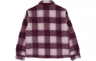 Stussy Zip Sherpa Shadow Plaid