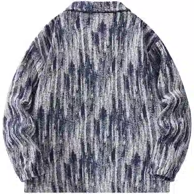 帕丁顿熊 多巴胺扎染小香风复古休闲宽松夹克外套 男女同款