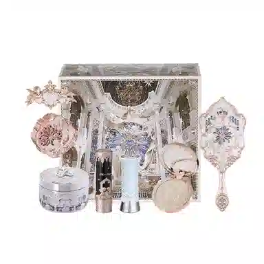 花知晓挚情礼盒唇泥腮红高光蜜粉彩妆套组