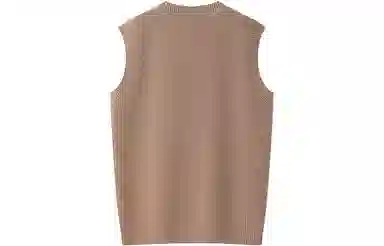 恒源祥 合身直筒纯色简约背心 男款