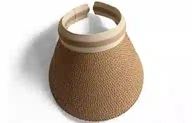 优幽兰 帽子旅游逛街百搭实用空顶帽大头围时尚沙滩帽韩版显脸小防紫外线太阳帽时髦开车遮阳帽小众高级感穿搭 纸型纱 防晒帽 女款