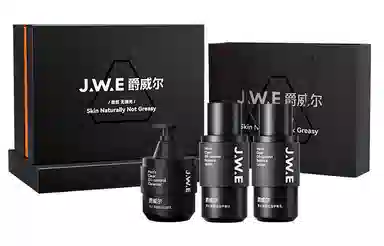爵威尔 男士平衡水乳洁面玩酷护肤礼盒 控油祛痘补水保湿温和清洁细腻毛孔持久留香 控油水乳+祛痘洗面奶+香水素颜霜/面霜