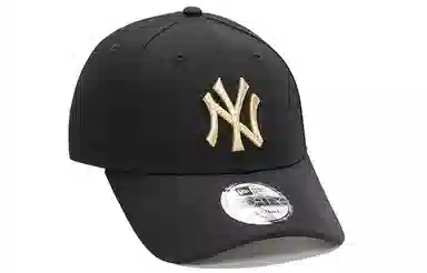 New Era MLB NY Black Gold Cap