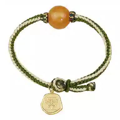 玉临门 新中式 国风国潮 民族风 复古 蜜蜡 手链 男女同款情侣款