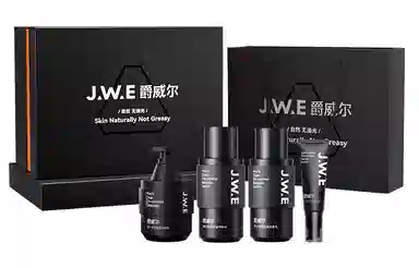 爵威尔 男士平衡水乳洁面玩酷护肤礼盒 控油祛痘补水保湿温和清洁细腻毛孔持久留香 控油水乳+祛痘洗面奶+香水素颜霜/面霜