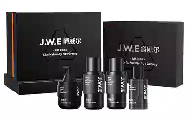 爵威尔 男士平衡水乳洁面玩酷护肤礼盒 控油祛痘补水保湿温和清洁细腻毛孔持久留香 控油水乳+祛痘洗面奶+香水素颜霜/面霜