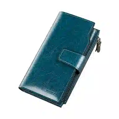 班亚奴 时尚简约精致小众设计感长款 牛皮 钱包 常规 女款 酒红色/黄色/黑色/蓝色/棕色