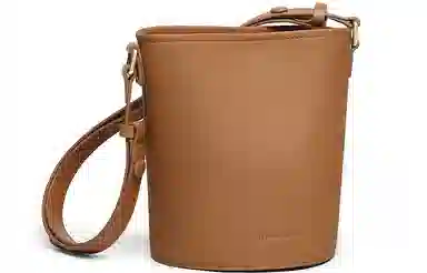 COMELY Bucket Bag Camel Brown