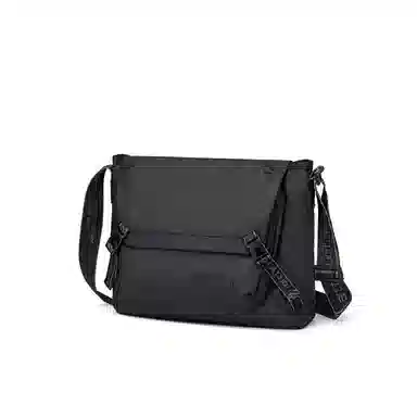 北极猎人 潮流时尚休闲防泼水 涤纶 单肩包斜挎包 常规 男女同款情侣款 黑色/红色/灰色